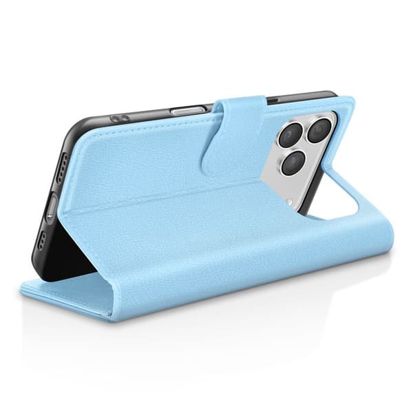 Plånboksfodral för iPhone 17 Pro med Stöd och Magnetflik Zanaé Ljusblå Blå