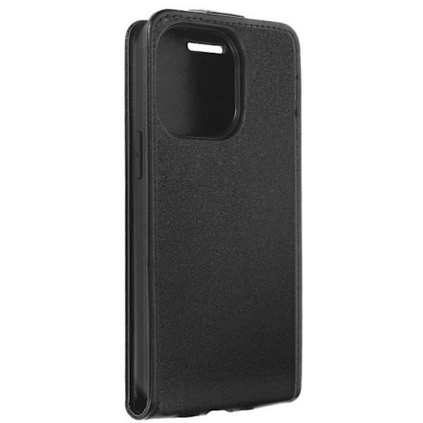 Fodral för iPhone 15 Pro Vertical Flip med korthållare Svart - AVIZAR - Stel - Syntet - Matt - Blandad Svart