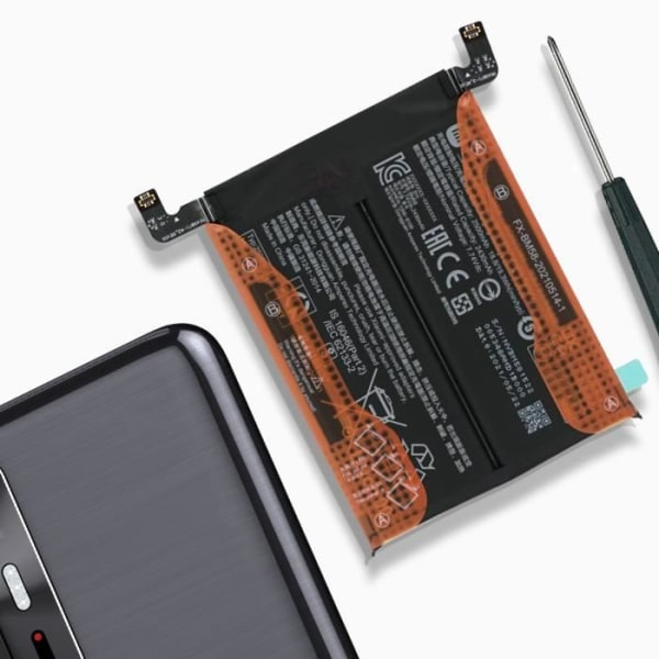 Internt batteri för Xiaomi 11T Pro 2500mAh Original BM58 Black
