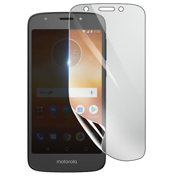 Näytönsuoja - 3MK - Motorola Moto E5 Play - Iskunkestävä Hydrogeeli - Naarmuuntumaton - Läpinäkyvä Transparent