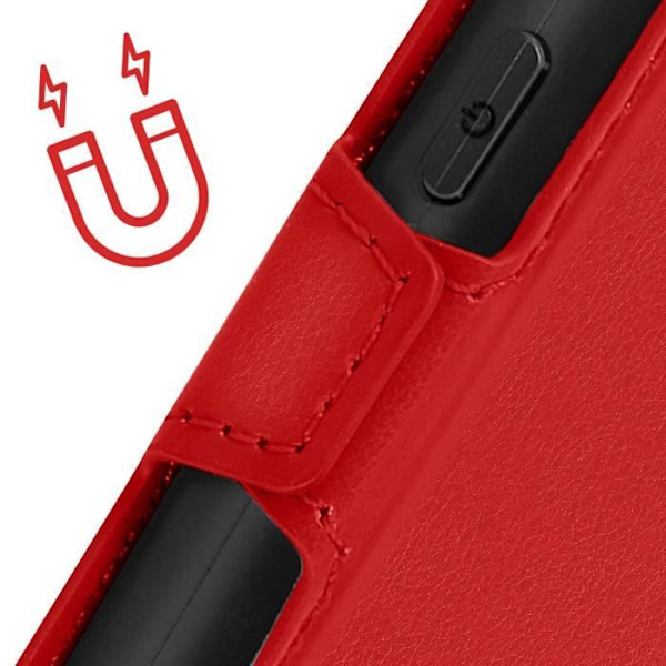 Ikkunakotelo yhteensopiva Samsung Galaxy A54 5G Red Casen kanssa