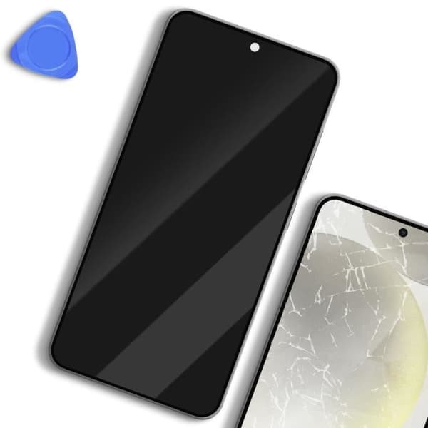 Skærm til Samsung Galaxy S24 LCD + Touchglas + Original Samsung Chassis Grå Grå