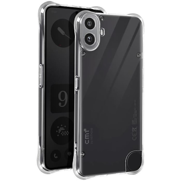 Skydd för Nothing CMF Phone 1 Stöttålig Flexibel Förstärkta Hörn Transparent Transparent
