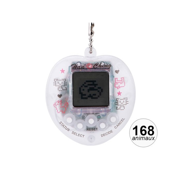 Virtuelt elektronisk dyr - AVIZAR - Evolutionsmodel - 168 dyr - Gennemsigtig - 9 spillemetoder Transparent
