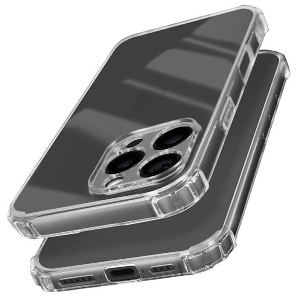 Kotelo iPhone 16 Prolle - AVIZAR - Joustava Iskunkestävä - Vahvistetut kulmat - Läpinäkyvä Transparent