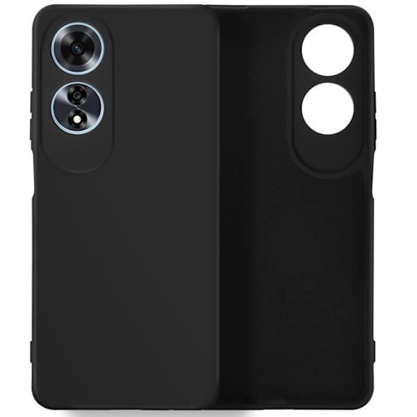 Coque til Oppo A60 Semi-hård Soft-touch Anti-fingeraftryk Sort Svart