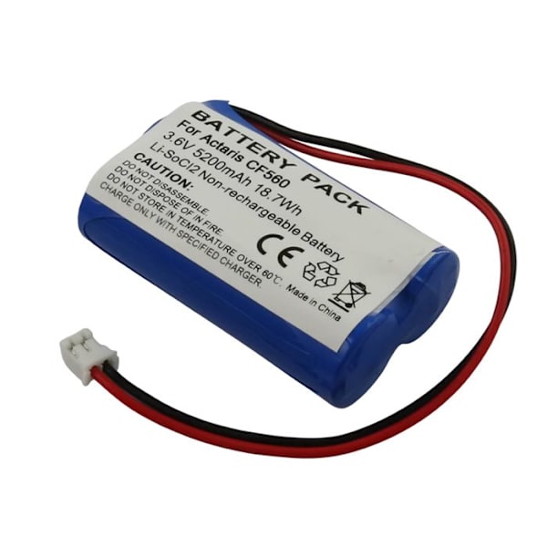 Ersättningsbatteri för Itron Actaris CF560 Li-SoCI2 3,6V 5200mAh 18,7Wh