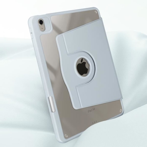 Fodral för iPad Air 11 2024 - AVIZAR - Flip Rotating Stand - Blå - Kameraskydd Blå
