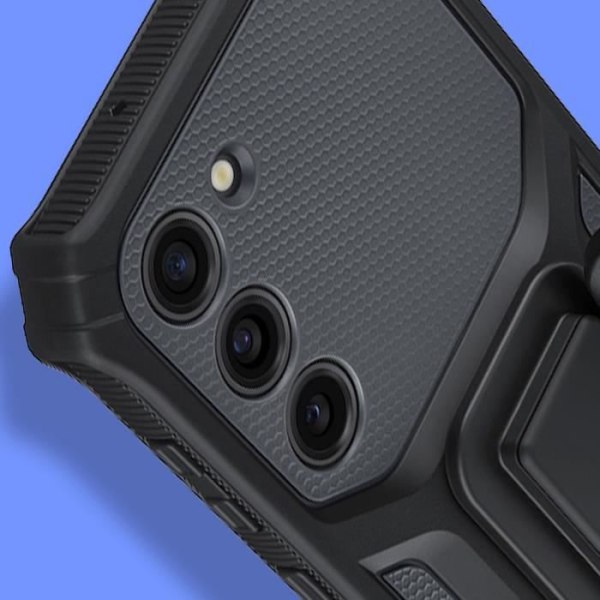 Original Samsung S23 Plus Fodral Stötsäker Stöd Rugged Gadget Titan Svart