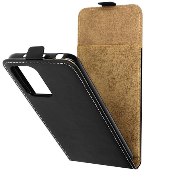 Kotelo Xiaomi Redmi 10 ja 10 2022 - AVIZAR - Pystysuuntainen Flip Wallet - Musta Svart