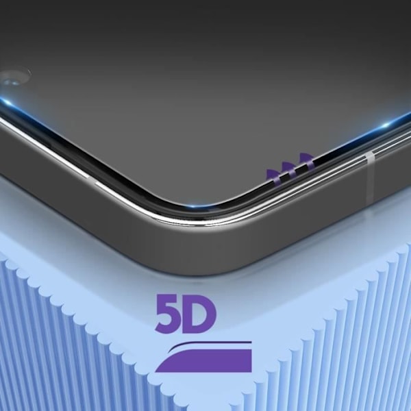 Härdat glas för Xiaomi 14 9H Hårdhet 5D Fasade kanter Svart Svart