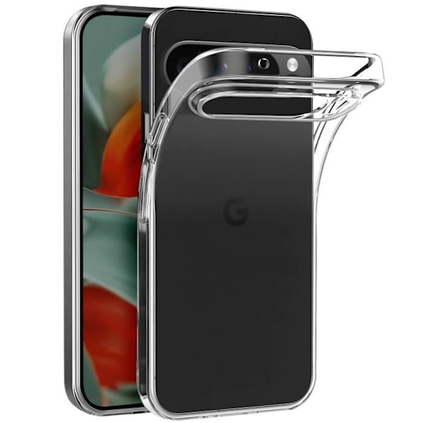 Kotelo Google Pixel 9 ja 9 Prolle - BIGBEN - Läpinäkyvä - Naarmuuntumaton - Pehmeä Transparent