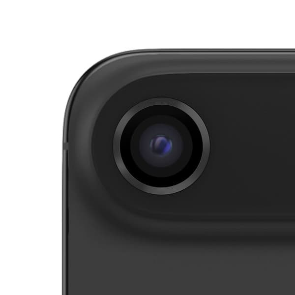 Skyddskamera för iPhone Air i Härdat Glas Stötsäker Rhinoshield Svart / Transparent