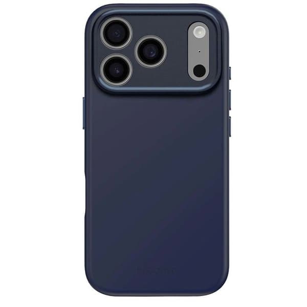 MagSafe-fodral - DEKODAD - iPhone 17 Pro - Antimikrobiell silikon - Stötskydd - Mjuk foder Blå