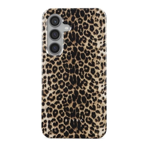 Fodral till Galaxy S24 Tough Shockproof Model Player Burga Leopard kastanj