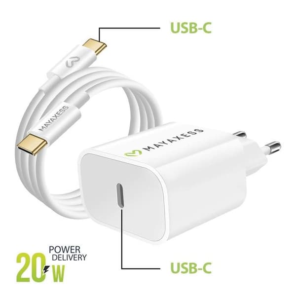 Pack Elite til iPhone 16 Pro Max Cover, Glas, Oplader, Ekstern Batteri, Magsafe, Bluetooth Høretelefoner (7 dele) Mayaxess Sølv Grå