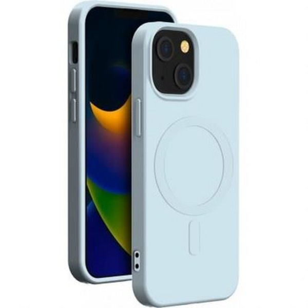 MagSafe-kompatibelt mjukt fodral för iPhone 15 Plus BIGBEN CONNECTED Blå Blå