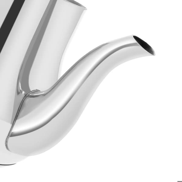 Teverk - SIGNATUR - 1,2L - Rostfritt Stål - Hällpip - Elegant Lock Grå