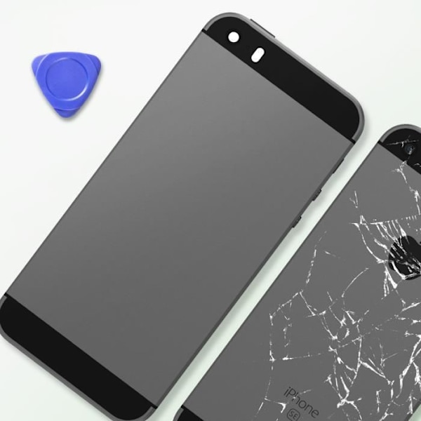 iPhone SE chassis - AVIZAR - Sort - Hurtig og nem reparation Svart