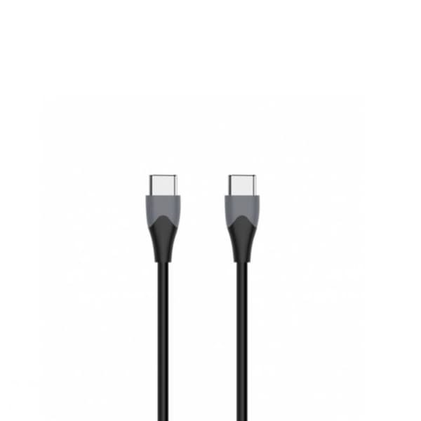 Kabeltelefon Energizer - USB-C/USB-C Opladningskabel 1,2 m - Hurtigopladerkabel (2,4 A/480 Mbps) - Sort