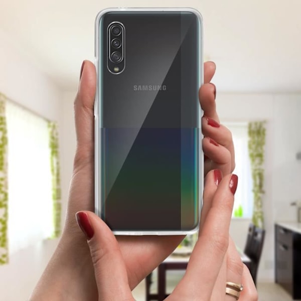 KCase - Samsung - Galaxy A90 5G - Hårda Bakskydd - Mjuk Framsida - Transparent Transparent
