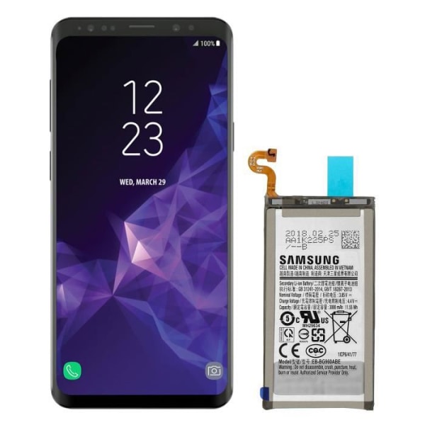 Batteri Galaxy S9 Original Batteri Samsung EB-BG960ABE 3000mAh Svart