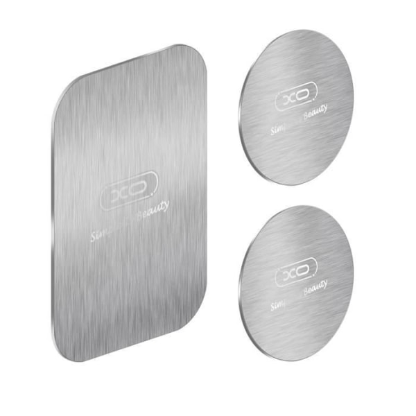 Biladaptere - XO - 3 metalplader - Universal - Magnetisk støtte - Sølv Pengar