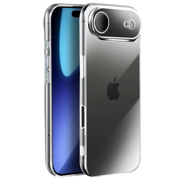 Coque - AVIZAR - iPhone 17 Air - Mjuk silikon - Transparent - Optimal skydd Vit