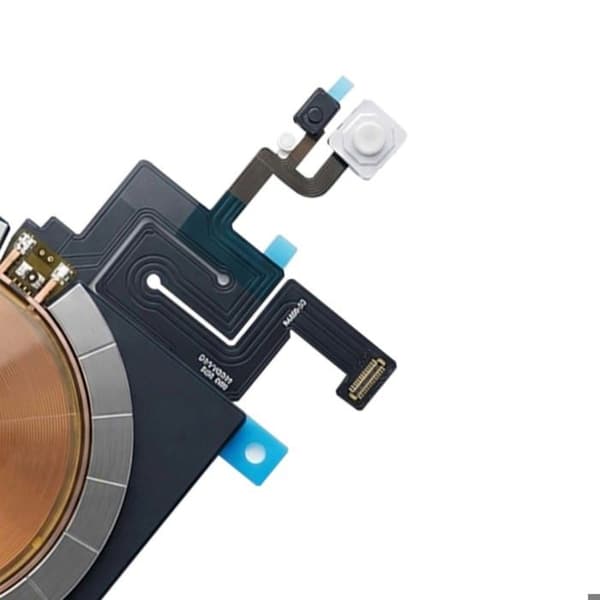 NFC Antenne Nappe til iPhone Air med Qi Opladningsspole / Sort Blits Kabel / Guld Svart