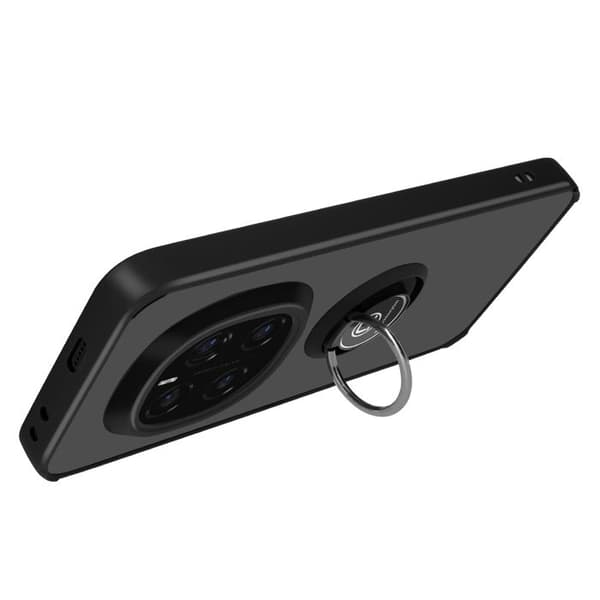 Cover til Honor Magic 7 Pro - Honor - Magnetring - Stødabsorberende - Polycarbonat - Sort Svart