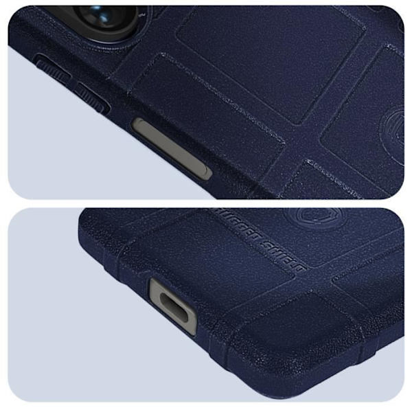 Xperia 1 V-fodral Mjukt stötsäkert blått fodral
