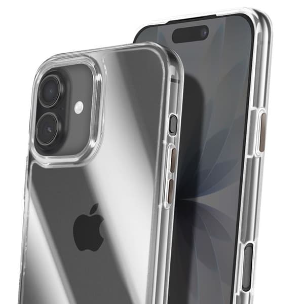 Skydd - iPhone 17 - Enviro Transparent - Stötabsorption - Förhöjda Kanter Vit