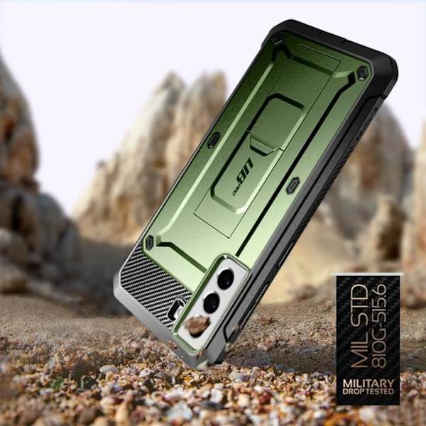 Taske til Samsung S22 Stødsikker Kickstand Supcase Unicorn Beetle Pro grøn