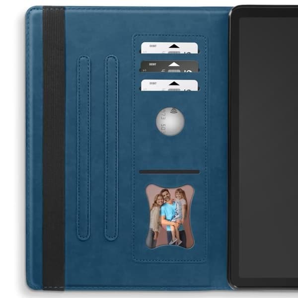 Etui til Samsung Galaxy Tab A9 Plus - AVIZAR - Multi-compartment flip - Video support - Blå Blå
