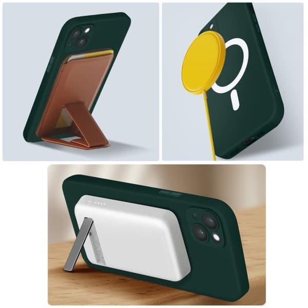 MagSafe-skal - Apple - iPhone 14 Plus - Grön - Halvhård - Effektivt skydd Grön
