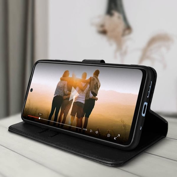 Xiaomi Redmi 10 Fodral - AVIZAR - Plånboksfodral - Videostöd Funktion - Svart Svart