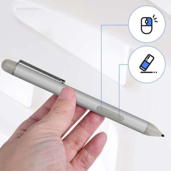 Microsoft High Precision Tabletin ja kannettavan tietokoneen kosketusnäyttö Stylus Hopeanharmaa