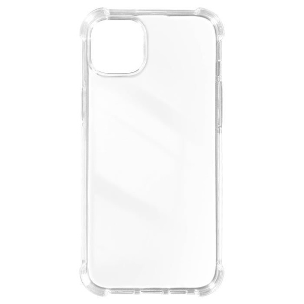 Fodral till Apple iPhone 15 Plus - AVIZAR - Classic Bump - Stötsäker Mjuk - Genomskinlig Vit