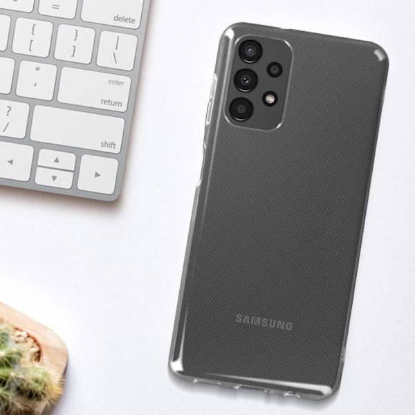 Samsung Galaxy A13 4G fodral - AVIZAR - Mjuk - Genomskinlig - Ultratunt Transparent