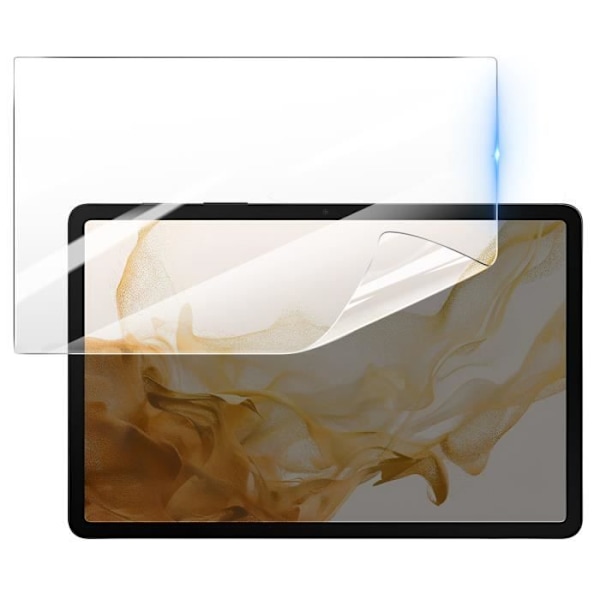 Näytönsuoja - 3MK - Samsung Galaxy Tab S8 - Iskunkestävä Hydrogeeli - Läpinäkyvä - Naarmuuntumaton Transparent