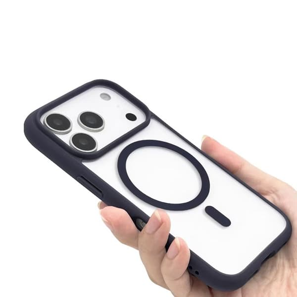 iPhone 17 Pro MagSafe Stødabsorberende 3m Beskyttelse 360 Forstærket Force Cover Blå Blå