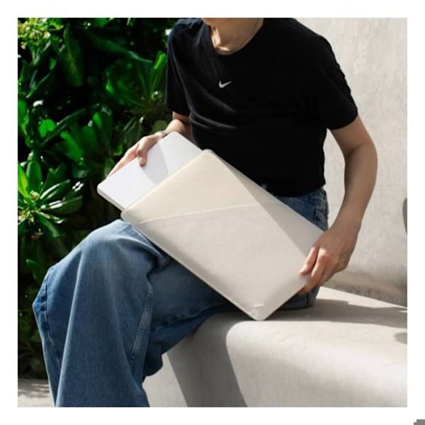 PC-fodral - Native Union - Stow Slim Slate - Grå - 15"/16" - Matlaserat belagt tyg Grå