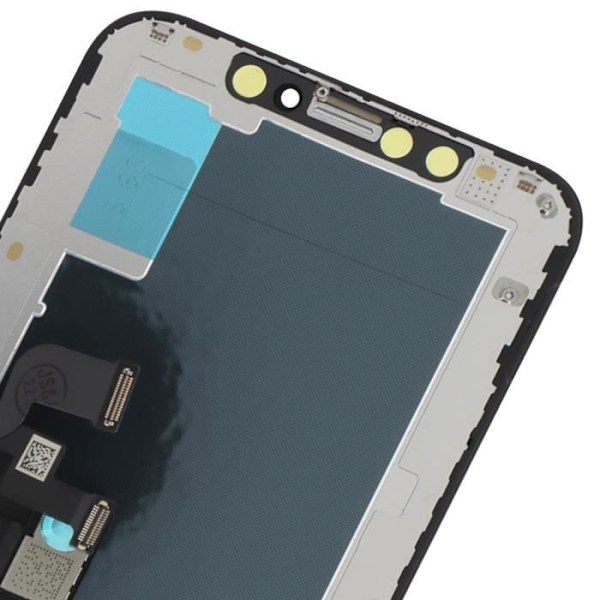 Erstatningshard OLED-skærm til iPhone XS og sort berøringsglas Svart