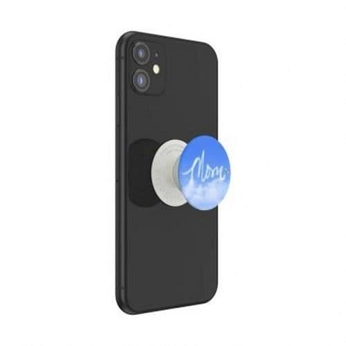 Pop Grip - POPSOCKETS - Sky MOM - Hvid / Blå - Sammenklappelig - Ultralet Vit
