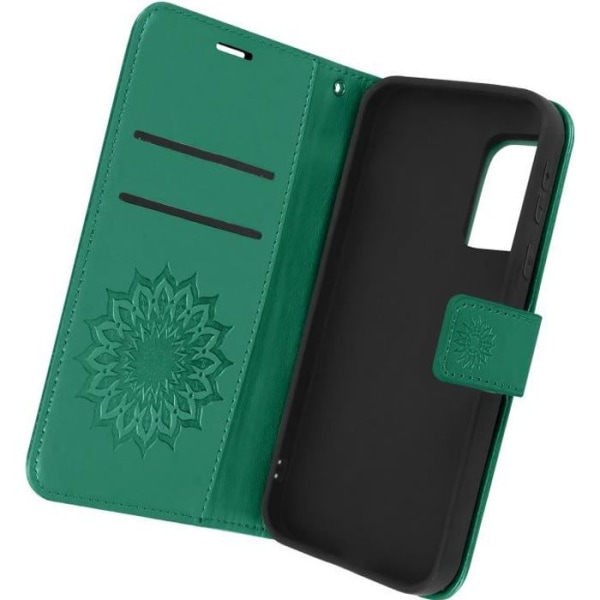 Etui til Samsung Galaxy S20 FE Wallet Video Holder Mandala Blomstermønster Grøn