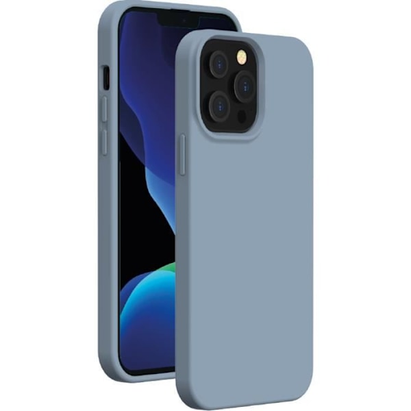 SoftTouch Storm Blue Silikone Cover til iPhone 13 Pro Max - Bigben - Blødt - Blå Blå