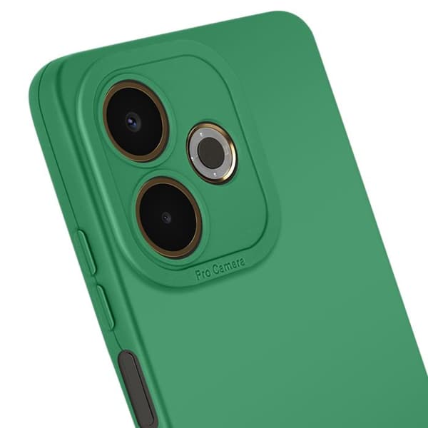Silikonfodral - AVIZAR - Oppo A5 Pro - Grön - Kameraförstärkning - Optimal Skydd Grön