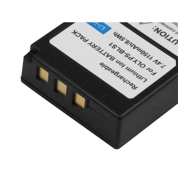 Batteri til Olympus kamera BLS-1 Li-ion 7.4V 1150mAh 8.5Wh Sort