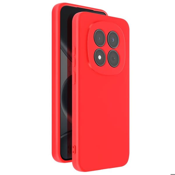 Coque Soft-Touch til Redmi Note 15 Pro 5G i Rød Anti-Skrid Silikone Röd