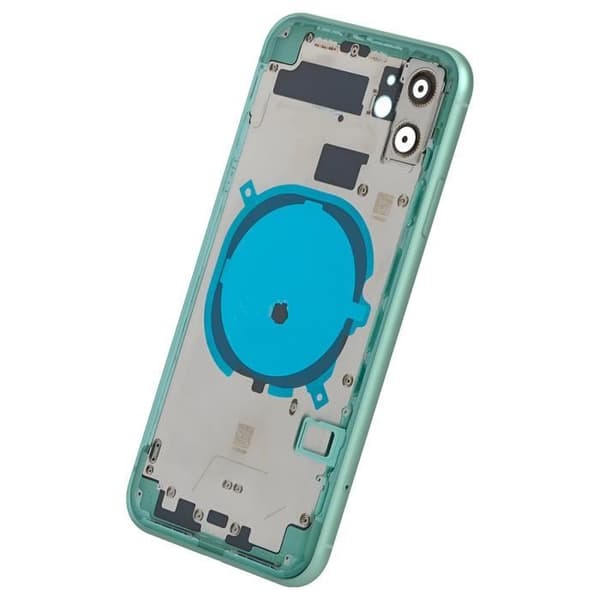 Chassi iPhone 11 - AVIZAR - Bakre glassbyte - Matcha grön - Hög kvalitet - Kvalitetskontroll Grön